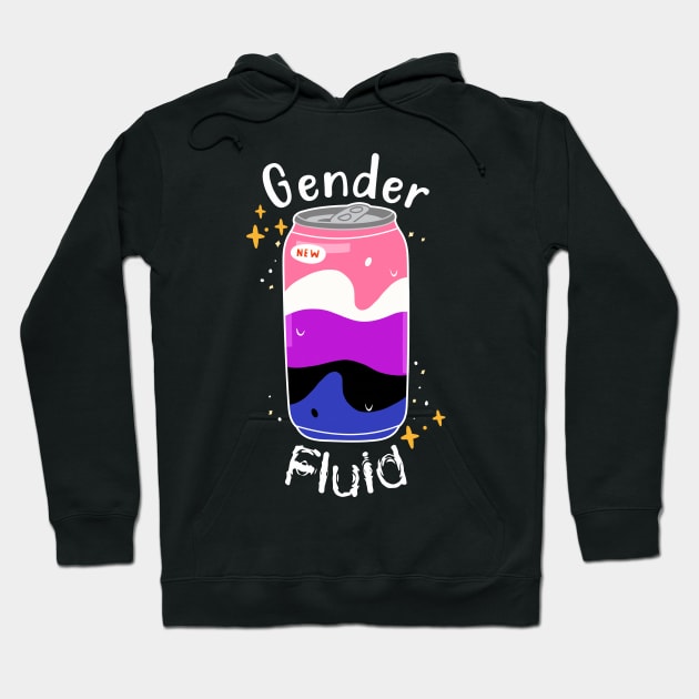 Genderfluid Drink Hoodie by Psitta